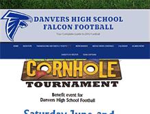 Tablet Screenshot of danversfootball.com
